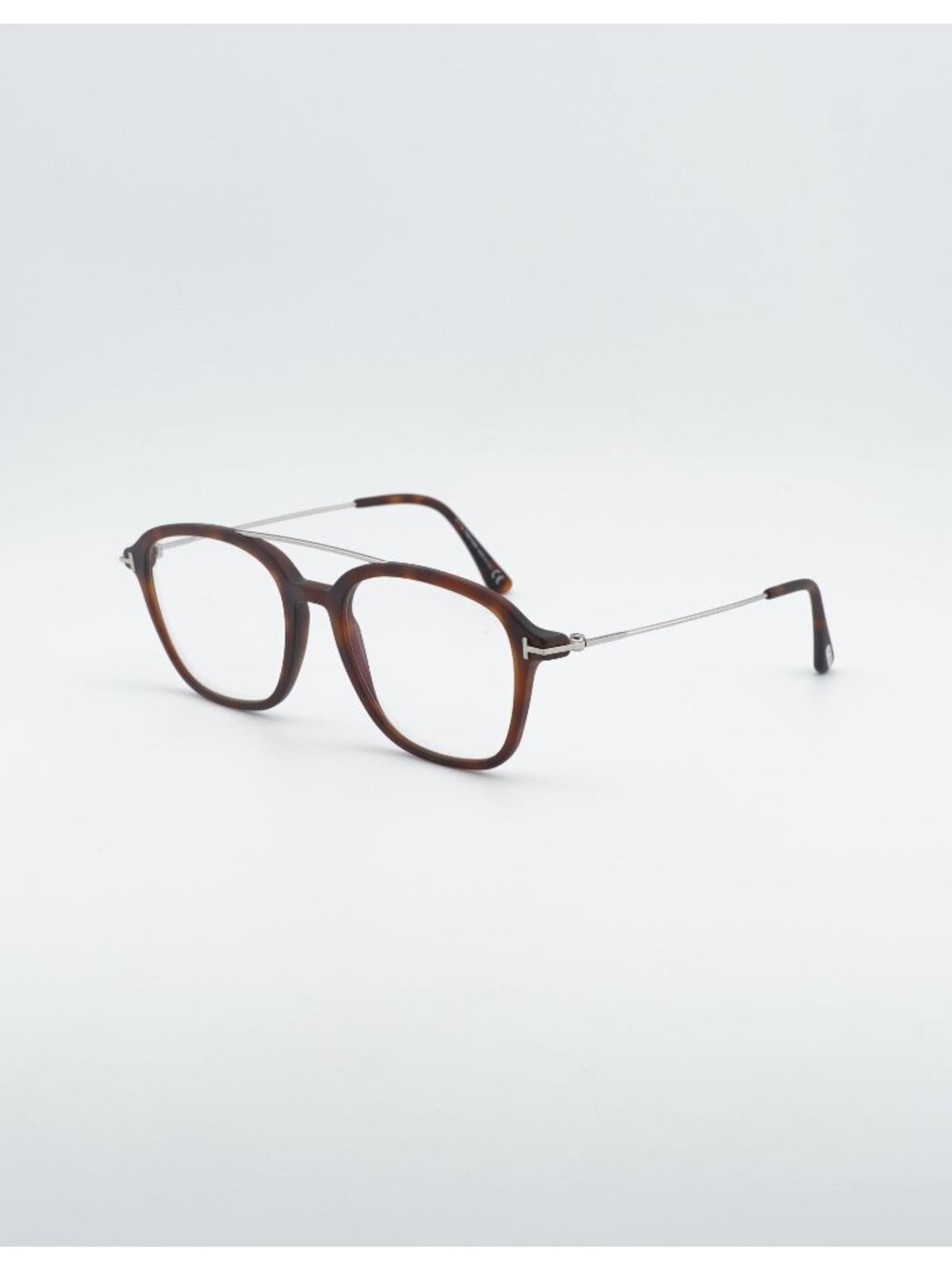 Tom Ford FT5610-B 056 Unisex Eyeglasses Havana 53mm Square Frame, Blue Light Blo